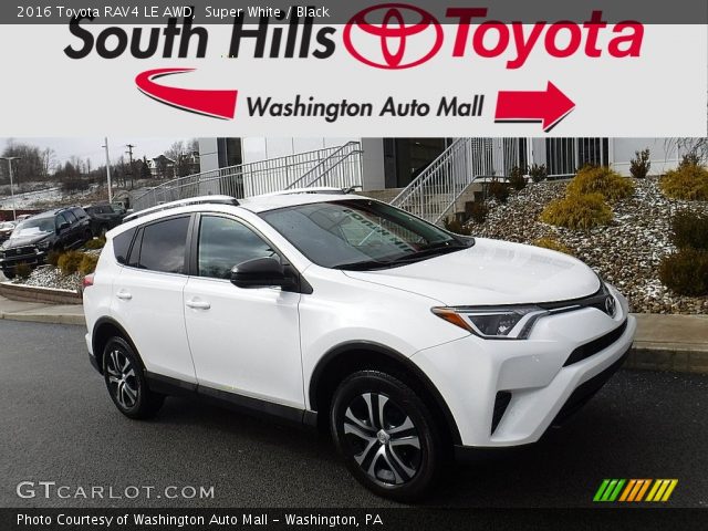 2016 Toyota RAV4 LE AWD in Super White