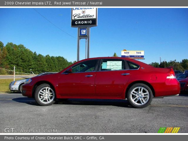 2009 Chevrolet Impala LTZ in Red Jewel Tintcoat