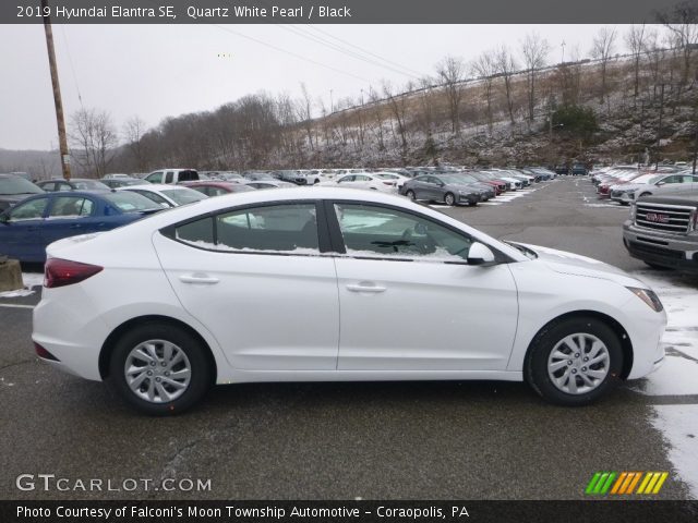 2019 Hyundai Elantra SE in Quartz White Pearl