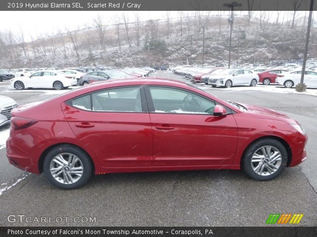 2019 Hyundai Elantra SEL in Scarlet Red