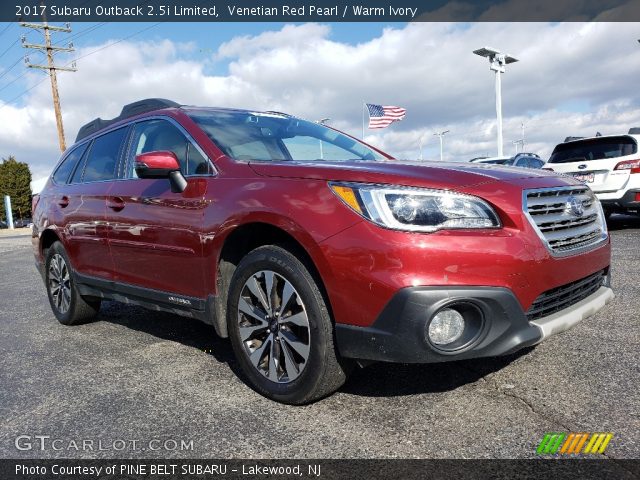 2017 Subaru Outback 2.5i Limited in Venetian Red Pearl