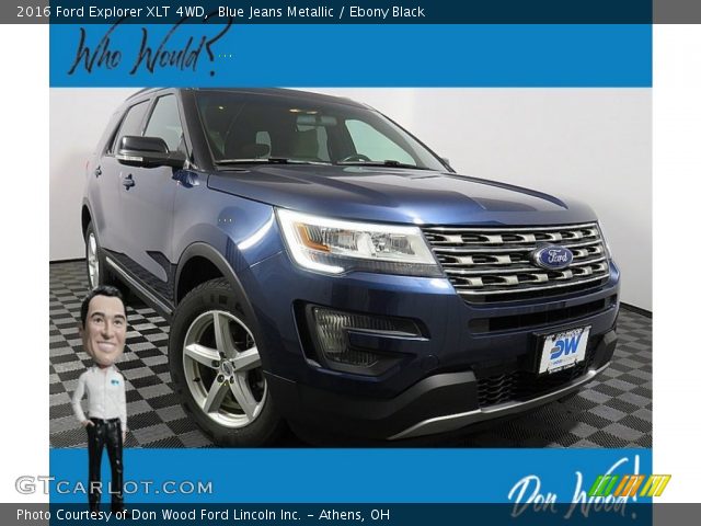 2016 Ford Explorer XLT 4WD in Blue Jeans Metallic
