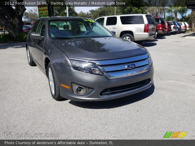 2012 Ford Fusion SE V6 in Sterling Grey Metallic