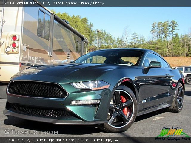 2019 Ford Mustang Bullitt in Dark Highland Green