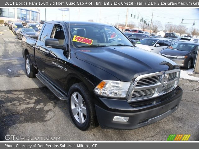 2011 Dodge Ram 1500 Big Horn Quad Cab 4x4 in Brilliant Black Crystal Pearl