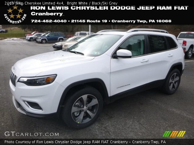 2019 Jeep Cherokee Limited 4x4 in Bright White