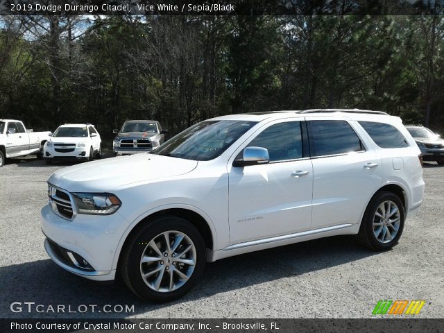 2019 Dodge Durango Citadel in Vice White