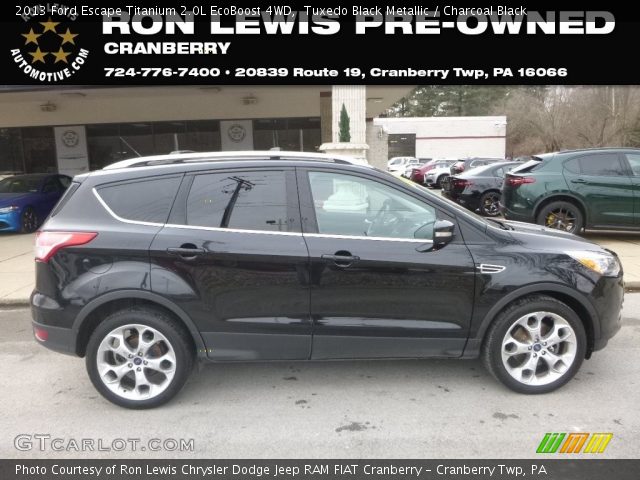 2013 Ford Escape Titanium 2.0L EcoBoost 4WD in Tuxedo Black Metallic