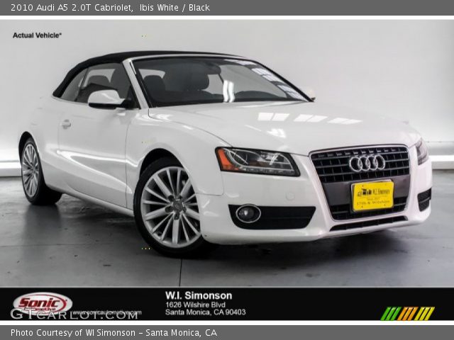 2010 Audi A5 2.0T Cabriolet in Ibis White