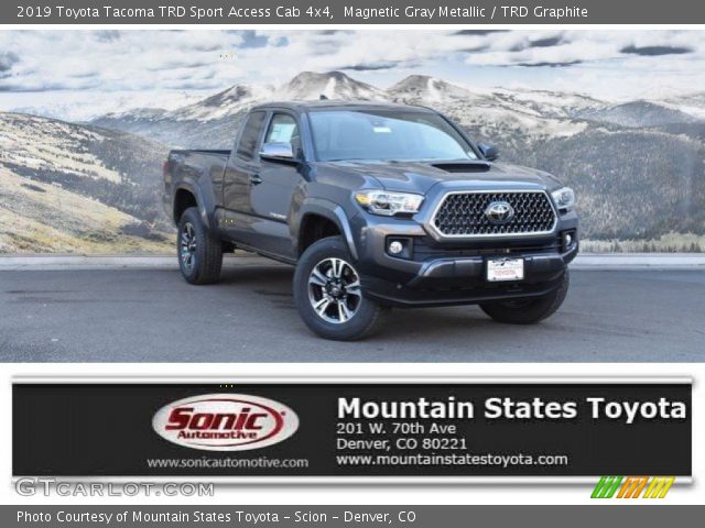 2019 Toyota Tacoma TRD Sport Access Cab 4x4 in Magnetic Gray Metallic