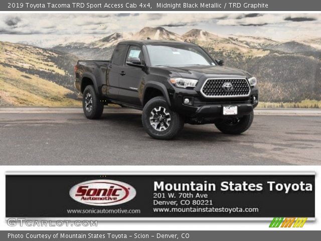 2019 Toyota Tacoma TRD Sport Access Cab 4x4 in Midnight Black Metallic
