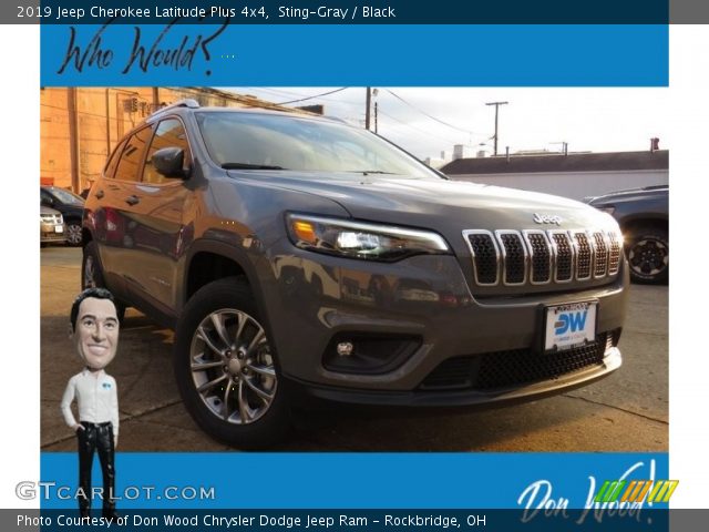 2019 Jeep Cherokee Latitude Plus 4x4 in Sting-Gray