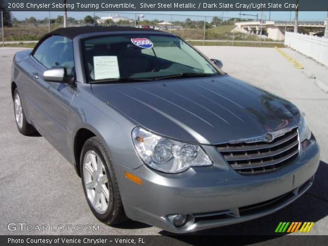 2008 Chrysler Sebring Touring Convertible in Silver Steel Metallic