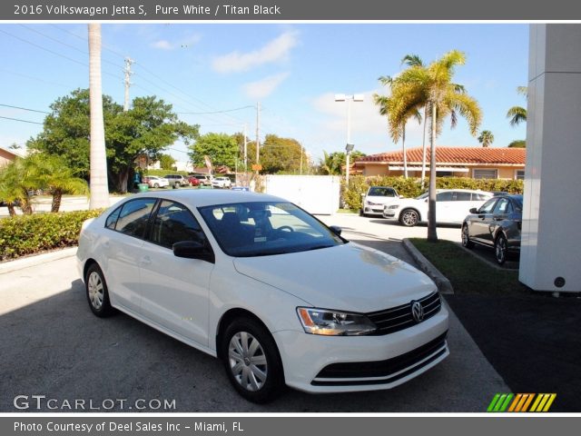 2016 Volkswagen Jetta S in Pure White