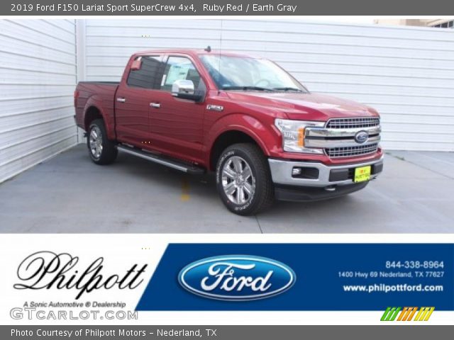 2019 Ford F150 Lariat Sport SuperCrew 4x4 in Ruby Red