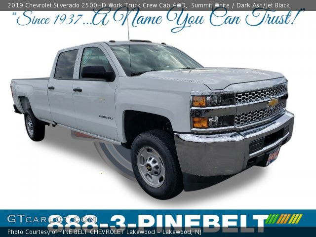 2019 Chevrolet Silverado 2500HD Work Truck Crew Cab 4WD in Summit White