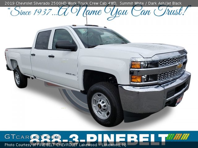 2019 Chevrolet Silverado 2500HD Work Truck Crew Cab 4WD in Summit White