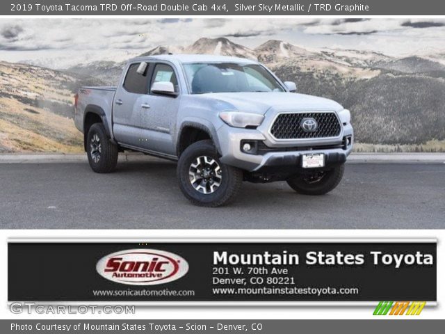 2019 Toyota Tacoma TRD Off-Road Double Cab 4x4 in Silver Sky Metallic
