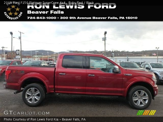 2019 Ford F150 Platinum SuperCrew 4x4 in Ruby Red