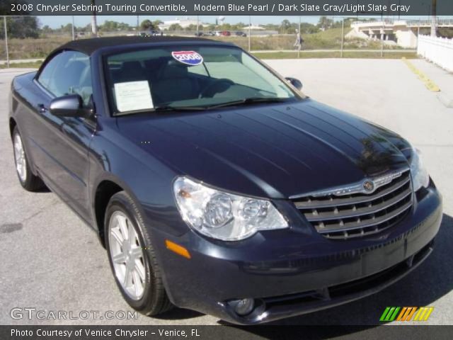 2008 Chrysler Sebring Touring Convertible in Modern Blue Pearl