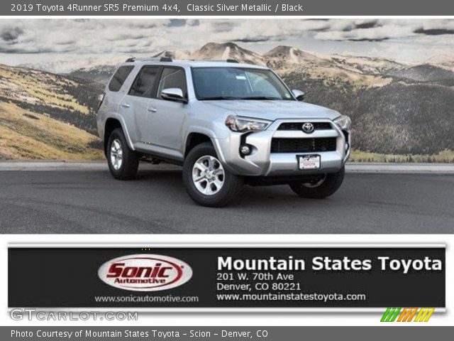 2019 Toyota 4Runner SR5 Premium 4x4 in Classic Silver Metallic