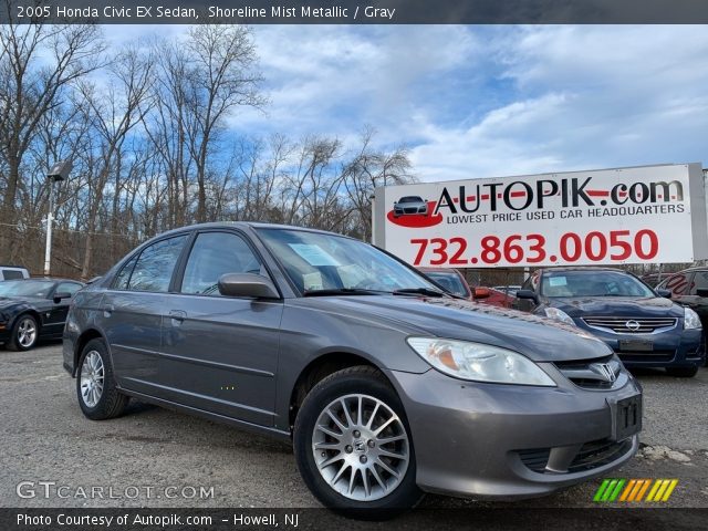 2005 Honda Civic EX Sedan in Shoreline Mist Metallic