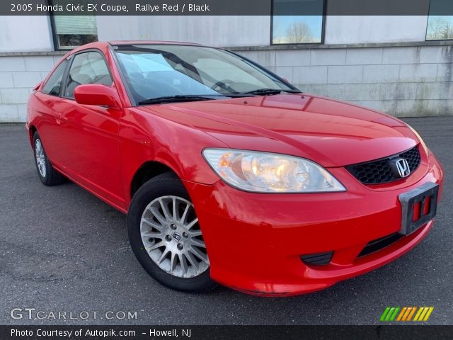 2005 Honda Civic EX Coupe in Rallye Red