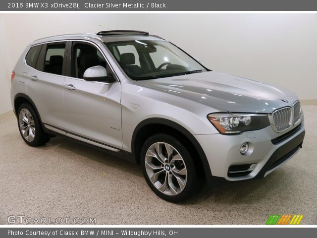 2016 BMW X3 xDrive28i in Glacier Silver Metallic