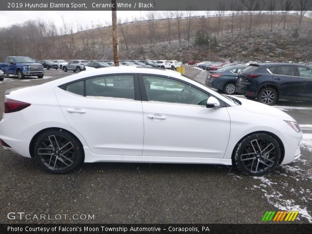 2019 Hyundai Elantra Sport in Ceramic White