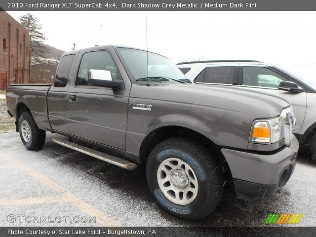 2010 Ford Ranger XLT SuperCab 4x4 in Dark Shadow Grey Metallic