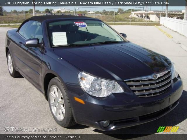 2008 Chrysler Sebring Touring Convertible in Modern Blue Pearl