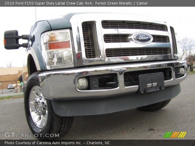 2010 Ford F250 Super Duty Lariat Crew Cab 4x4 in Forest Green Metallic
