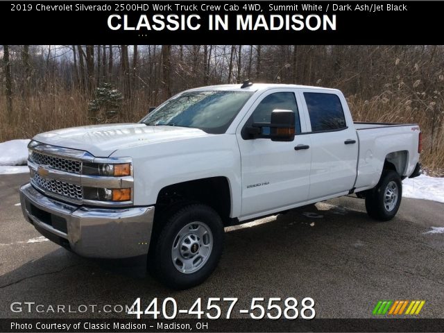 2019 Chevrolet Silverado 2500HD Work Truck Crew Cab 4WD in Summit White