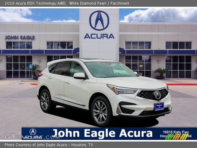 2019 Acura RDX Technology AWD in White Diamond Pearl