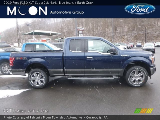 2019 Ford F150 XLT SuperCab 4x4 in Blue Jeans