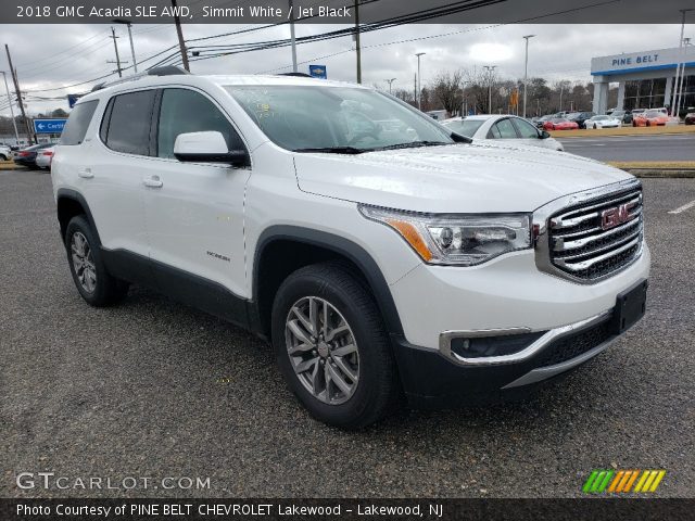 2018 GMC Acadia SLE AWD in Simmit White