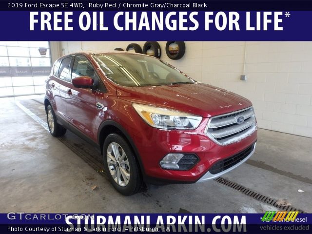 2019 Ford Escape SE 4WD in Ruby Red