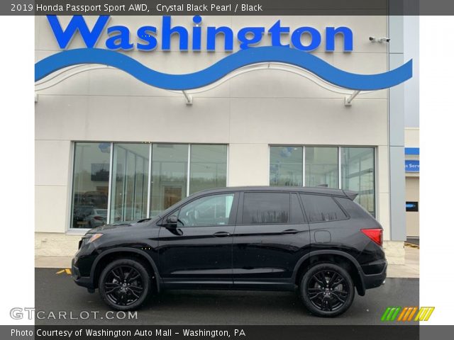 2019 Honda Passport Sport AWD in Crystal Black Pearl