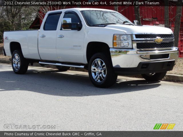 2012 Chevrolet Silverado 2500HD Work Truck Crew Cab 4x4 in Summit White