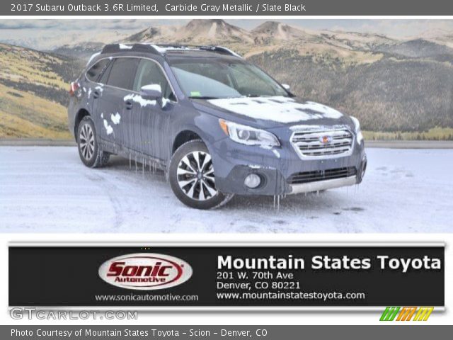 2017 Subaru Outback 3.6R Limited in Carbide Gray Metallic