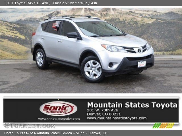 2013 Toyota RAV4 LE AWD in Classic Silver Metallic