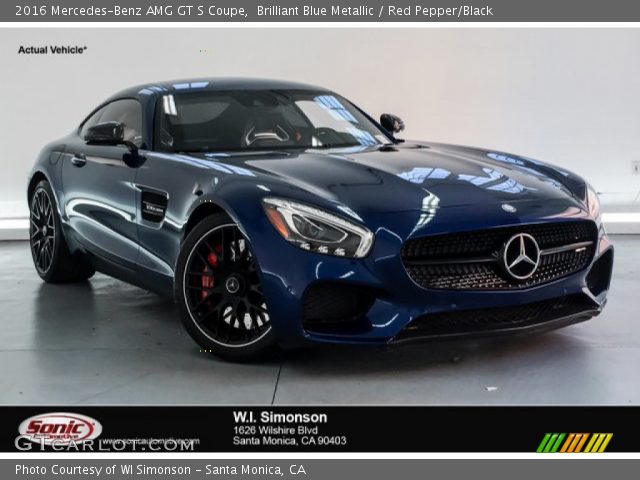 2016 Mercedes-Benz AMG GT S Coupe in Brilliant Blue Metallic