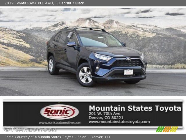 2019 Toyota RAV4 XLE AWD in Blueprint