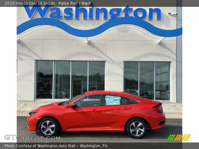 2019 Honda Civic LX Sedan in Rallye Red