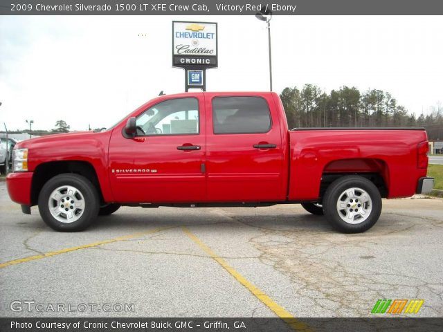 Chevrolet Silverado 15 Xfe. Victory Red 2009 Chevrolet Silverado 1500 LT XFE Crew Cab with Ebony