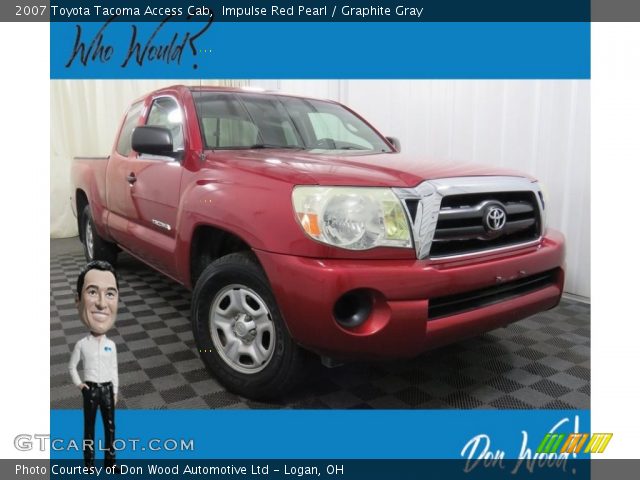 2007 Toyota Tacoma Access Cab in Impulse Red Pearl