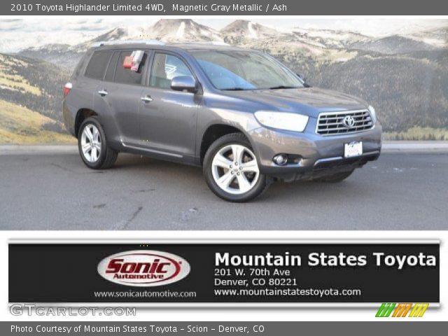 2010 Toyota Highlander Limited 4WD in Magnetic Gray Metallic