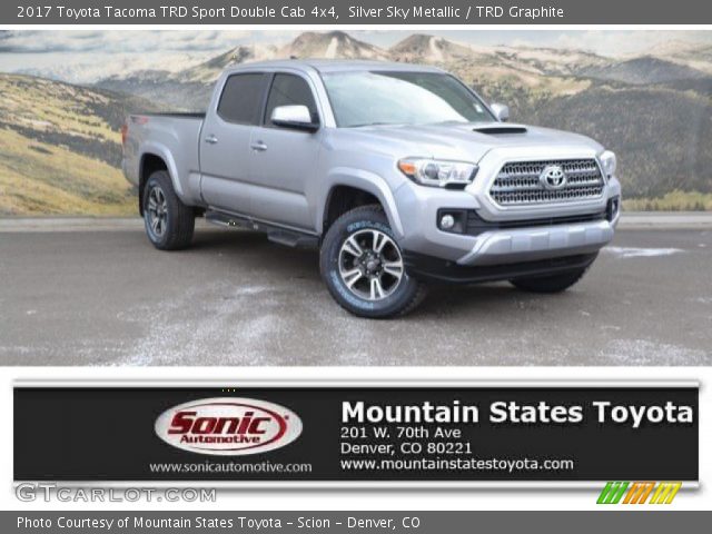 2017 Toyota Tacoma TRD Sport Double Cab 4x4 in Silver Sky Metallic