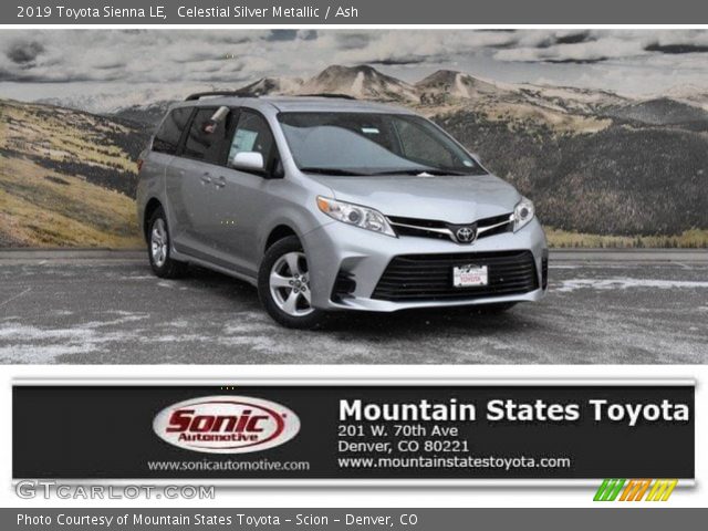 2019 Toyota Sienna LE in Celestial Silver Metallic