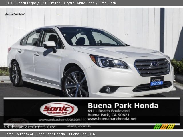 2016 Subaru Legacy 3.6R Limited in Crystal White Pearl